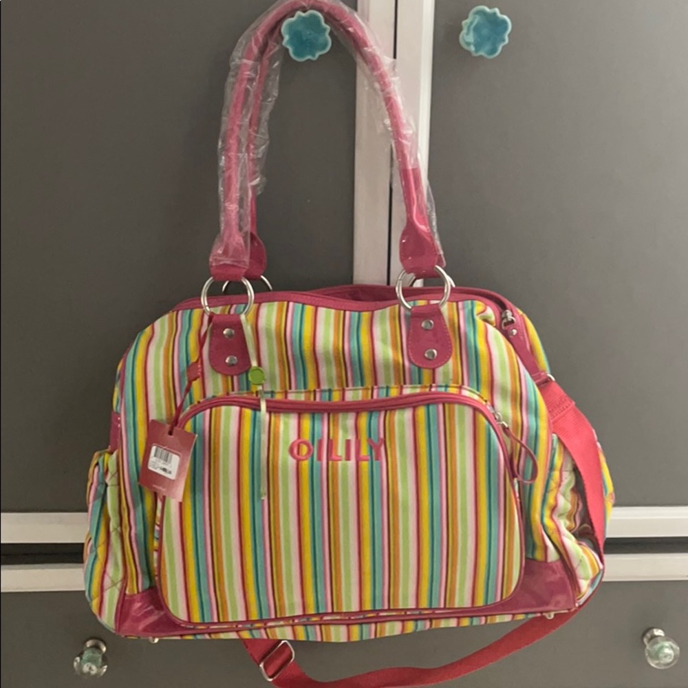 Brand new Oilily rainbow diaper bag